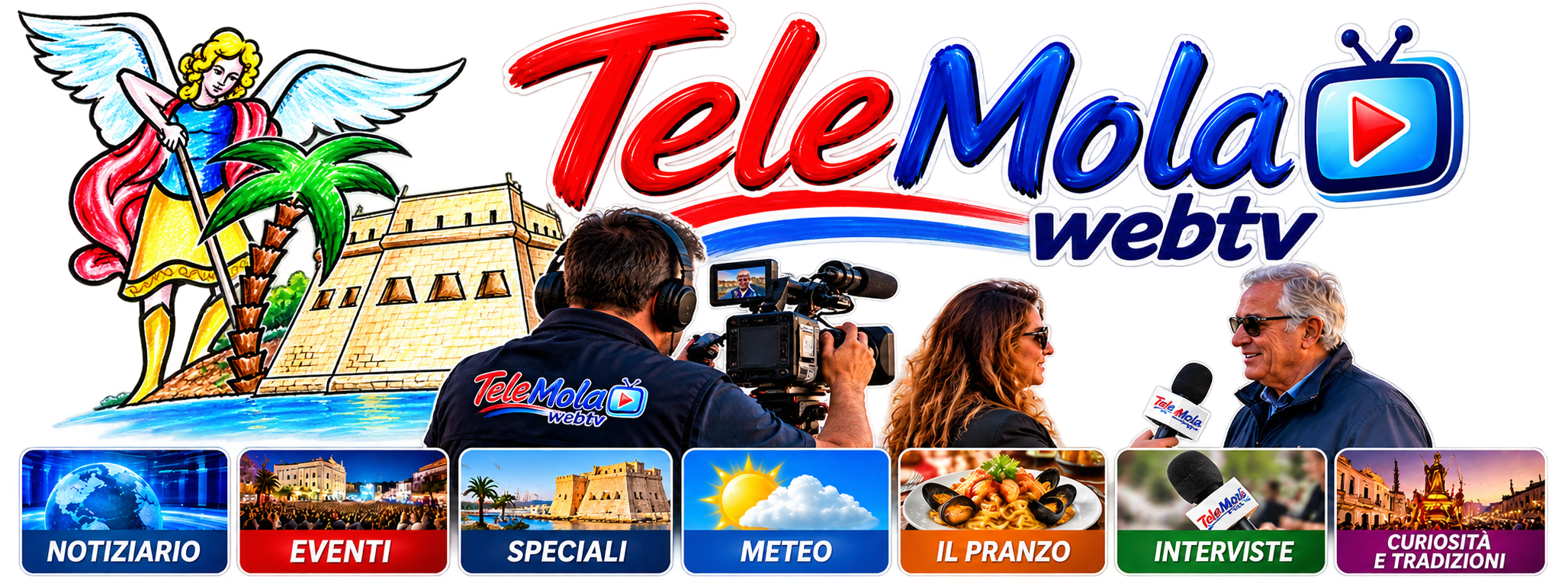 Tele Mola WebTV: operatori, intervista e rubriche